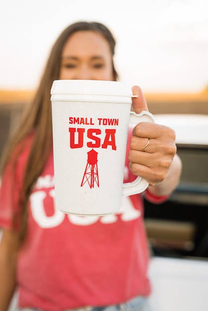 Small Town USA 22 oz Mega Mug
