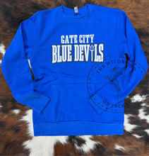 Load image into Gallery viewer, Gate City Blue Devils Pocket Crewneck Sweatshirt GHJ

