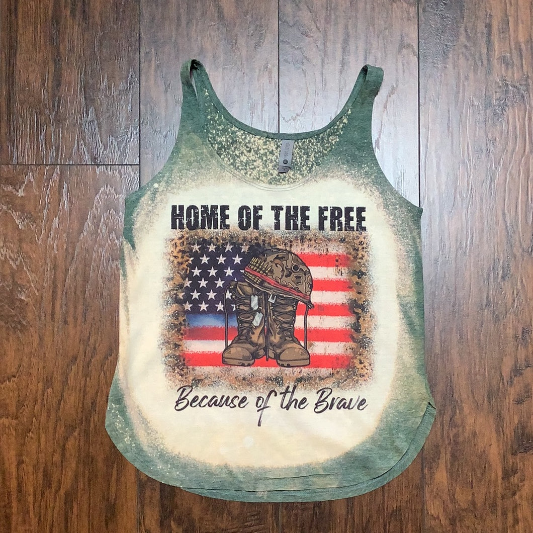 GHJ Home of the Free Tank Top